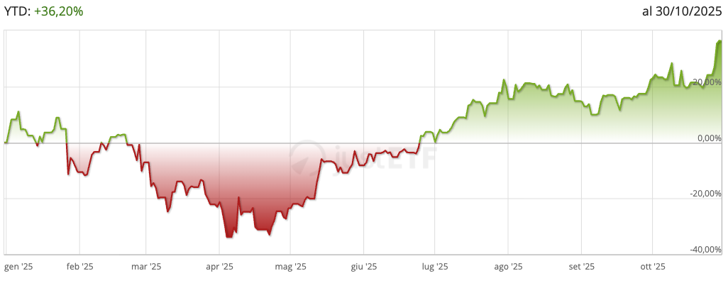 Andamento Nvidia da inizio anno