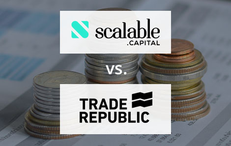 Rentabilidad del 2 %: Scalable Capital vs. Trade Republic