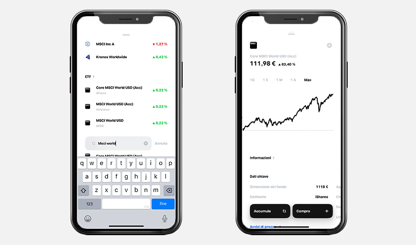 Scegliere gli ETF su Trade Republic