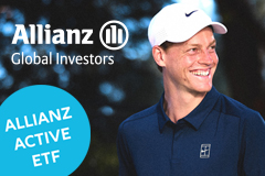 Play it like Sinner. Get Active con gli ETF a gestione attiva di AllianzGI. Comunicazione di marketing.